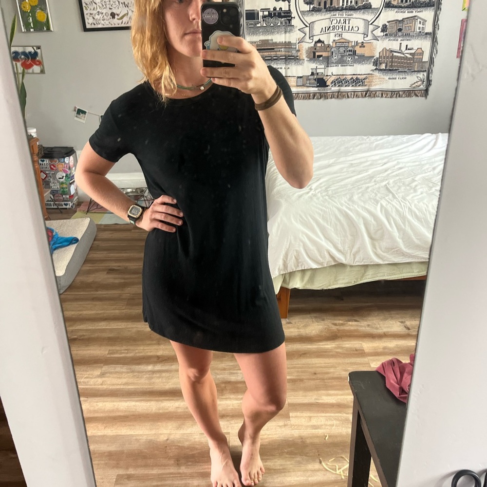 Black T-Shirt Dress
